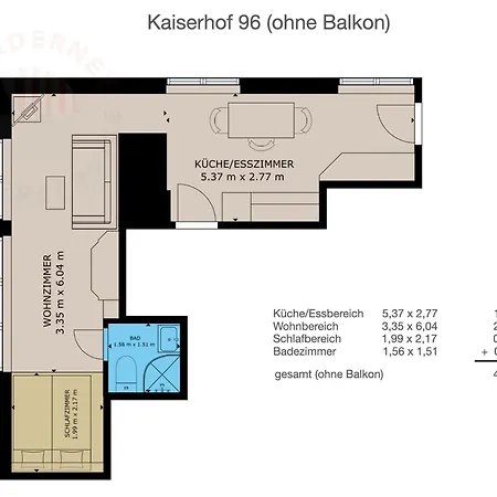 Kaiserhof 96 Penthouse Apartment